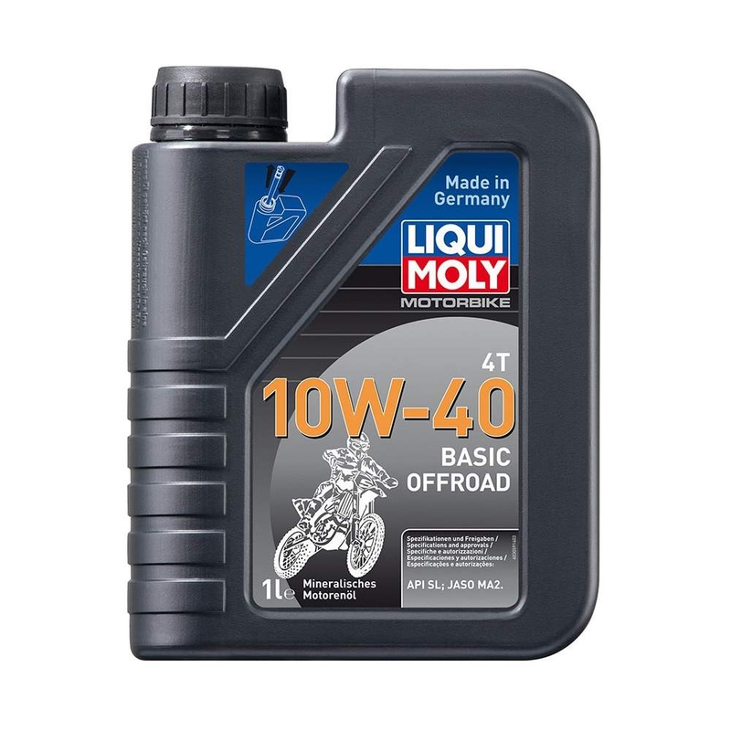 Моторно масло LIQUI MOLY Motorbike 4T 10W40 Basic Offroad 1 л