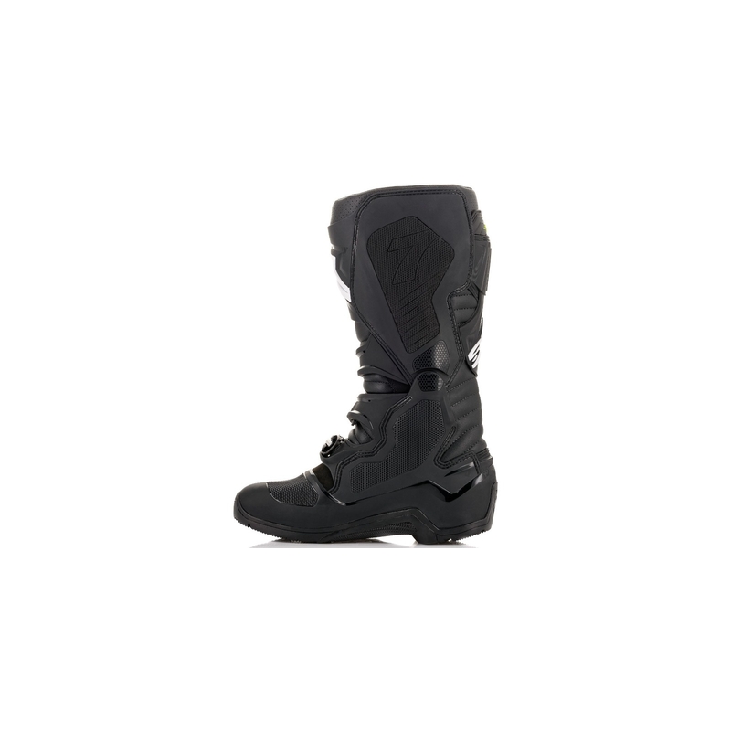Мотоциклетни ботуши Alpinestars Tech 7 Enduro Drystar, черно-сиво-флуоресцентно жълто