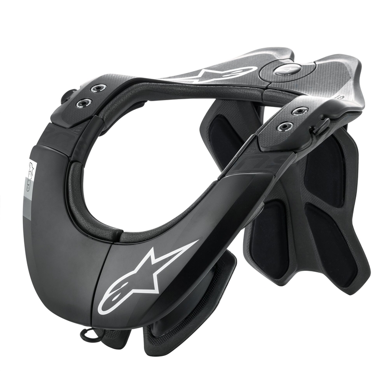 Alpinestars BNS Tech-2 протектор за шийния отдел на гръбначния стълб черно-сив