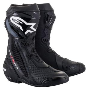 Alpinestars Supertech R Black Мотоциклетни ботуши