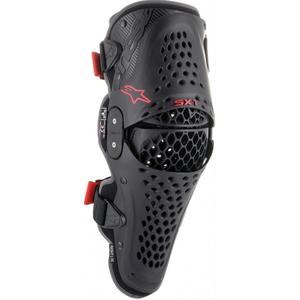 Alpinestars SX-1 V2 черни и червени наколенки