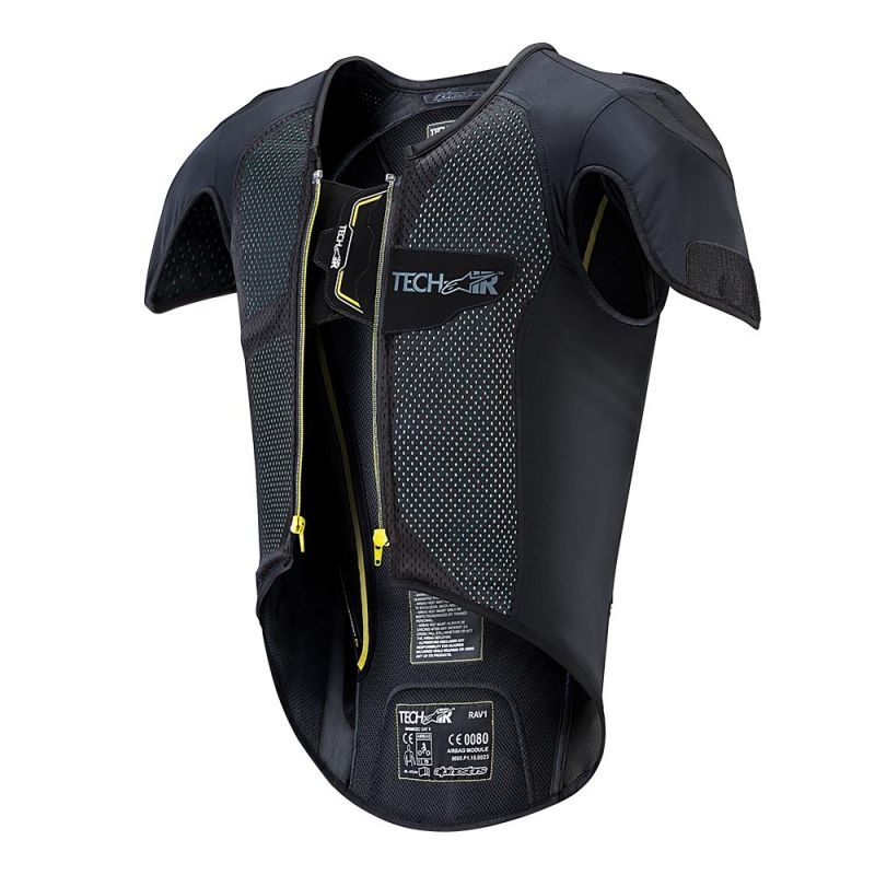 Alpinestars Tech-Air® Race Vest подплата за въздушна възглавница черна и жълта разпродажба