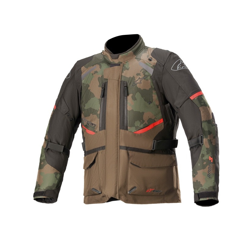 Мотоциклетно яке Alpinestars Andes Drystar camo green-black-red разпродажба