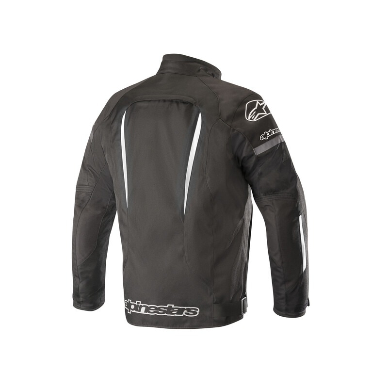 Alpinestars Gunner Водоустойчиво черно и бяло яке за мотоциклет