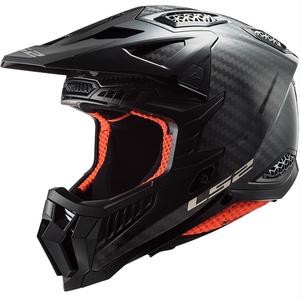 Мотокрос каска LS2 MX703 X-Force Solid Carbon черна