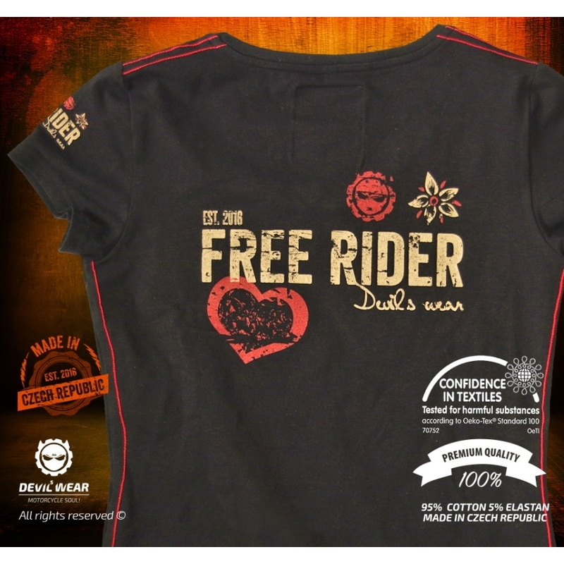 Dámské triko Devils Wear - Free Rider High Speed Girl