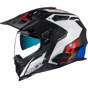 Каска за ендуро NEXX X.Wed 2 Vaal Carbon черно-бяло-червена