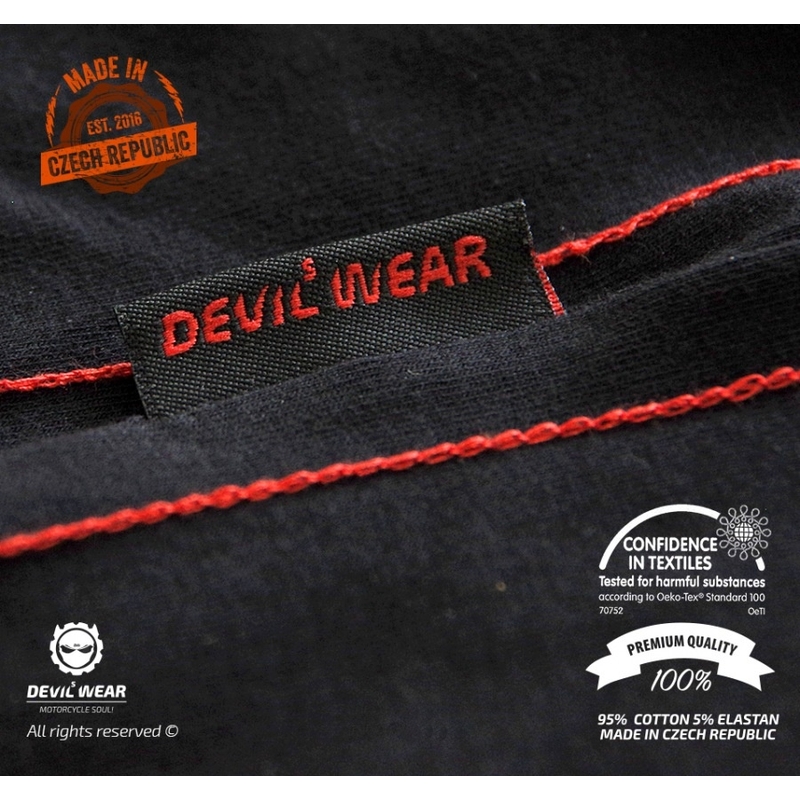 Dámské triko Devils Wear - Keep Riding Keep Smiling