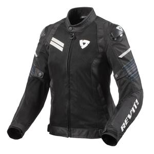 Дамско мотоциклетно яке Revit Apex Air H2O Black and White разпродажба