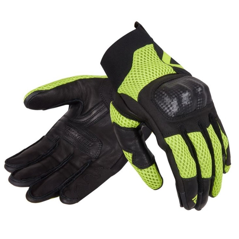 Дамски ръкавици за мотоциклет Rebelhorn Gap III black-fluo yellow разпродажба