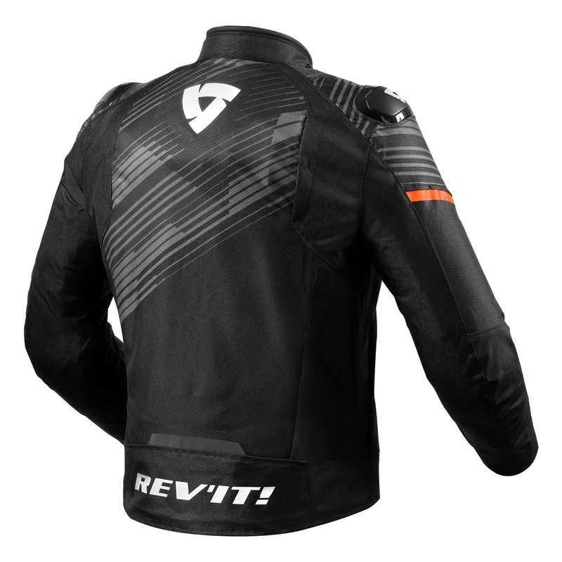 Мотоциклетно яке Revit Apex H2O black-fluo orange разпродажба