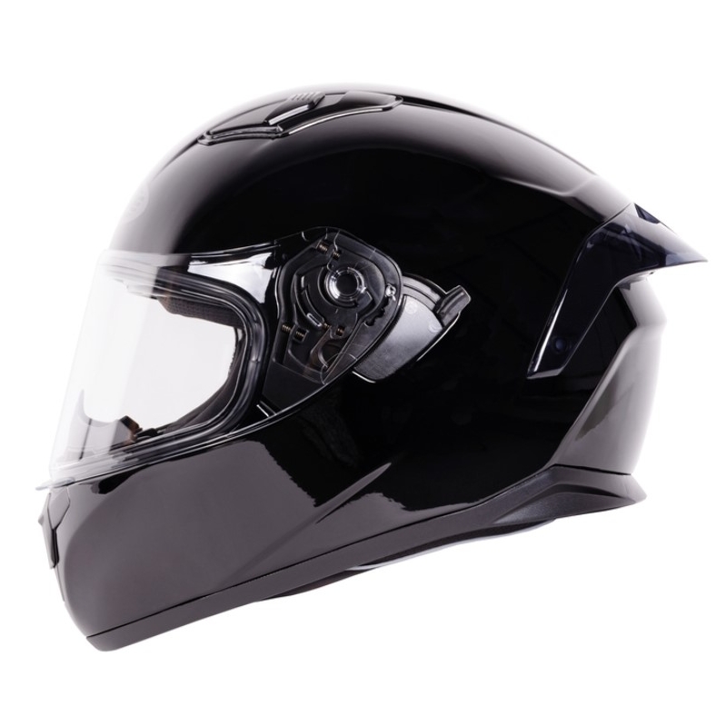 Integrální přilba na motorku Ozone Sprint černá lesklá