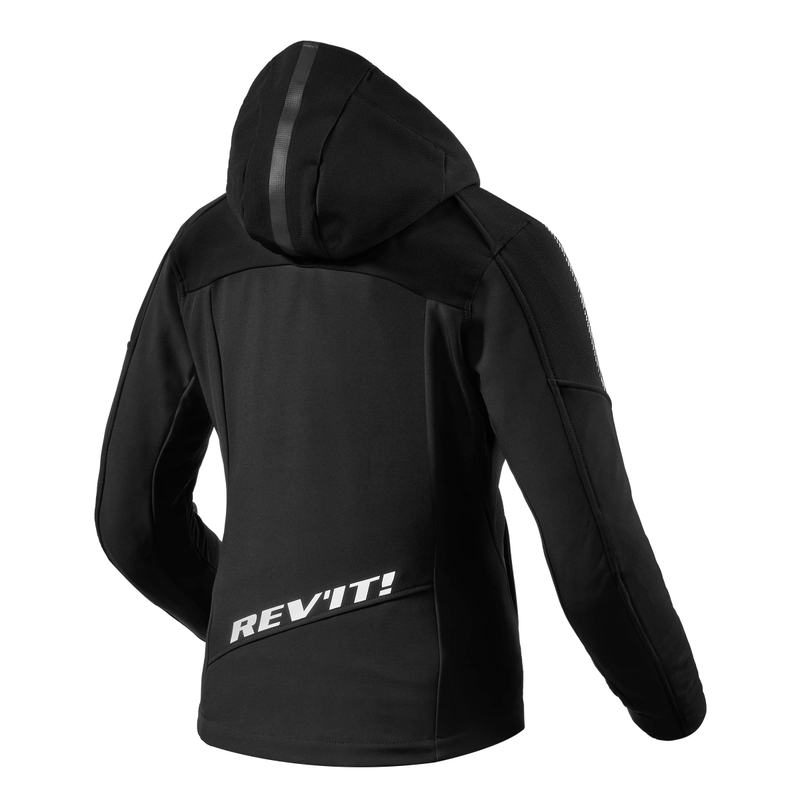 Дамско яке Revit Proxy H2O Black and White Motorcycle Jacket разпродажба