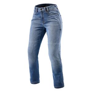 Дамски дънки Revit Victoria 2 SF Light Blue Cropped Motorcycle Jeans