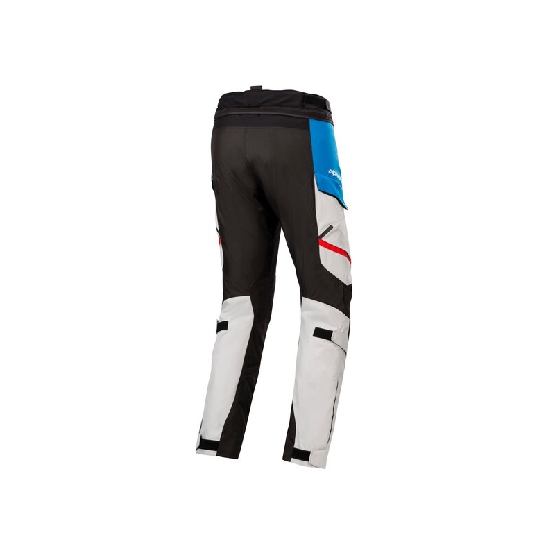 Alpinestars Andes Drystar Honda Светло сиво-черно-синьо-червени панталони за мотоциклет