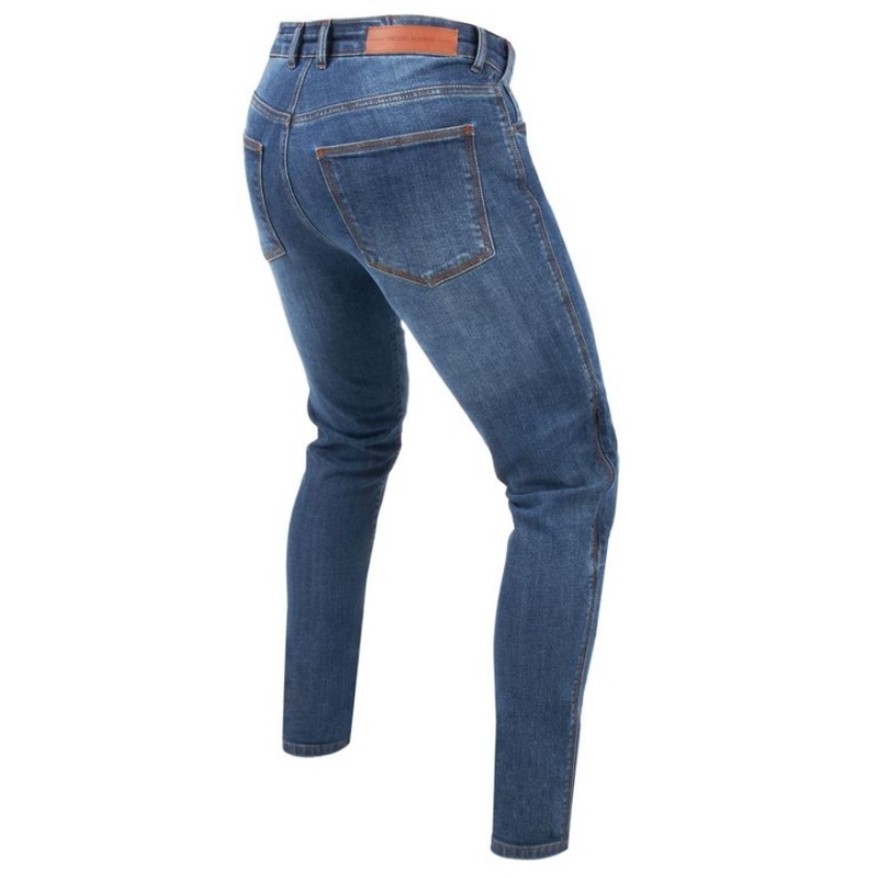 Мотоциклетни дънки Rebelhorn Classic III SF washed blue разпродажба