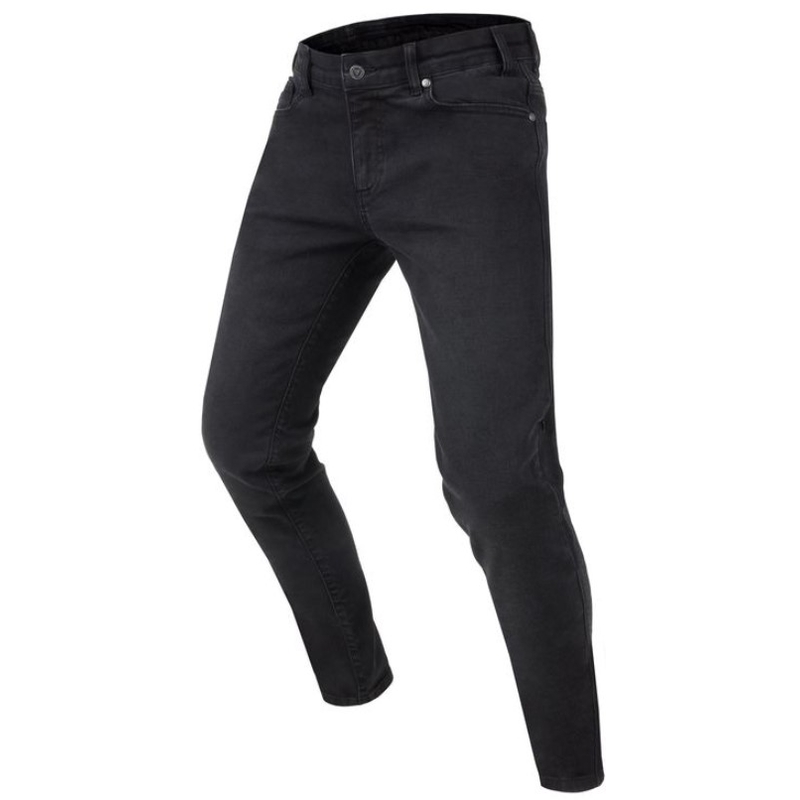 Дамски черни дънки за мотоциклети Rebelhorn Classic III SK washed разпродажба