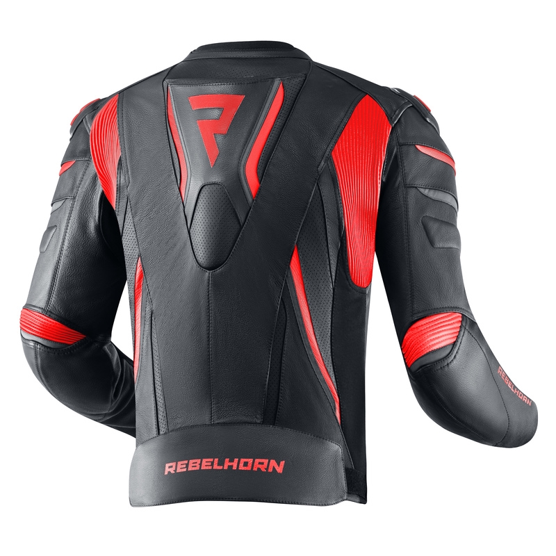 Мотоциклетно яке Rebelhorn Fighter Black and Red разпродажба