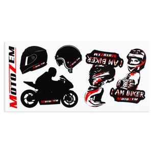 Комплект стикери MotoZem Mix