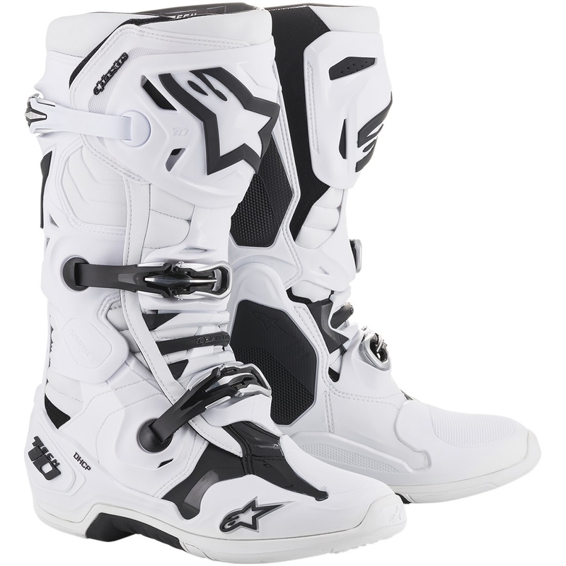 Alpinestars Tech 10 мотоциклетни ботуши бели