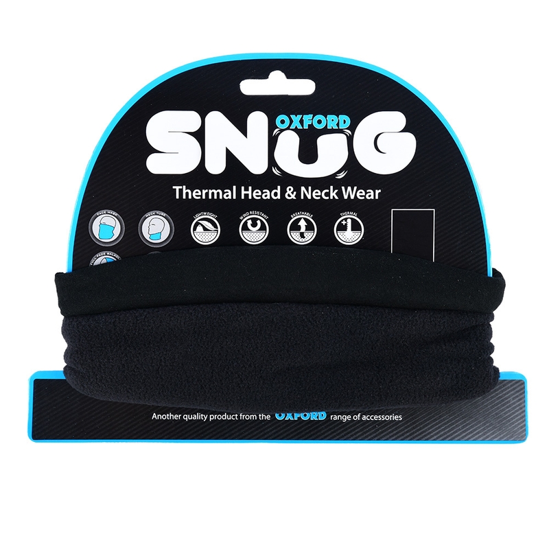 Многофункционален черен шал Oxford Snug