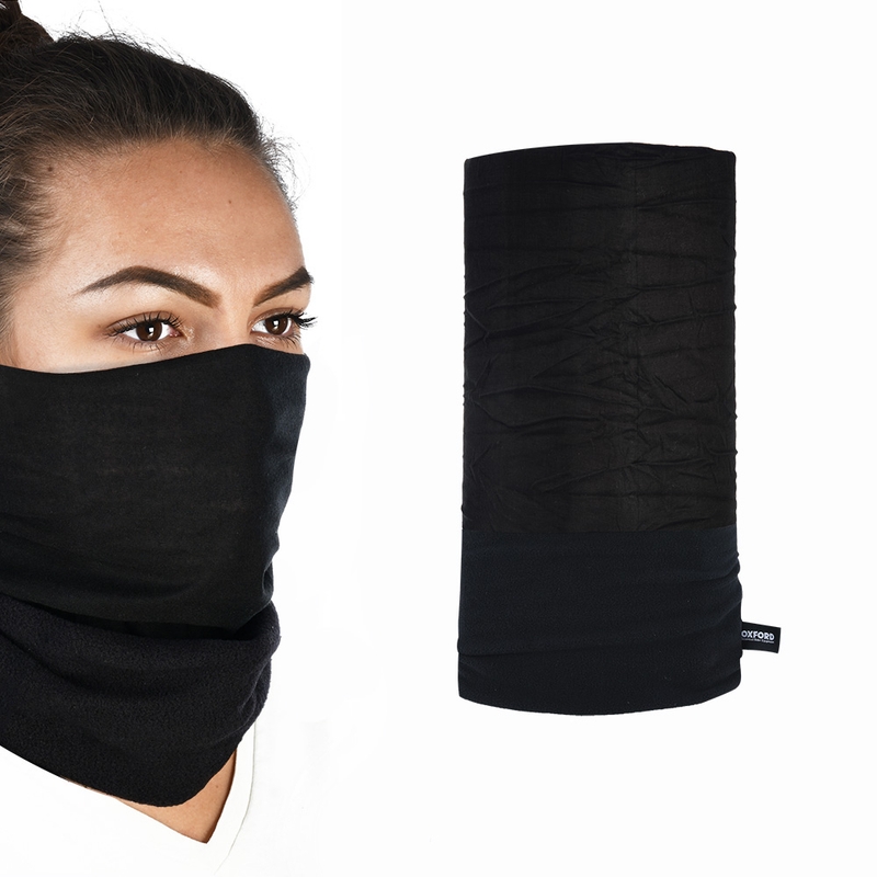 Многофункционален черен шал Oxford Snug