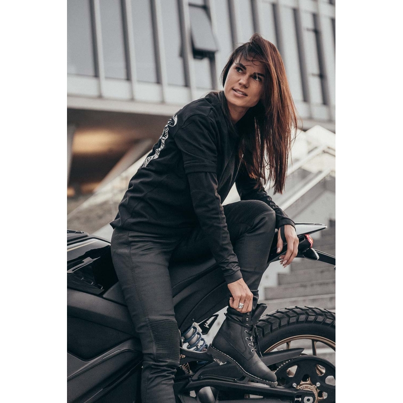 Дамски дънки за мотоциклет PANDO MOTO Kusari Kev black разпродажба