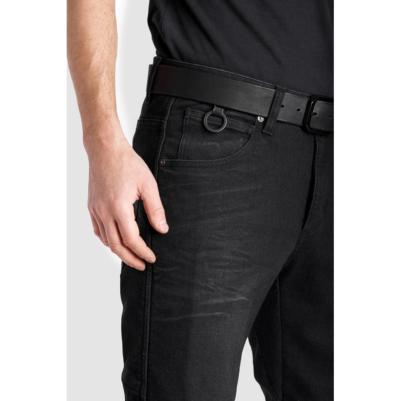 Мотоциклетни дънки PANDO MOTO Boss Dyn black разпродажба