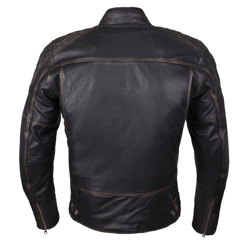 Street Racer Tribe Ретро кафяво яке за мотоциклет