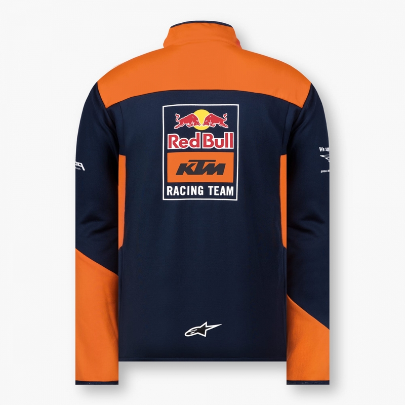 Софтшел яке KTM Red Bull Racing 22 синьо-оранжево разпродажба