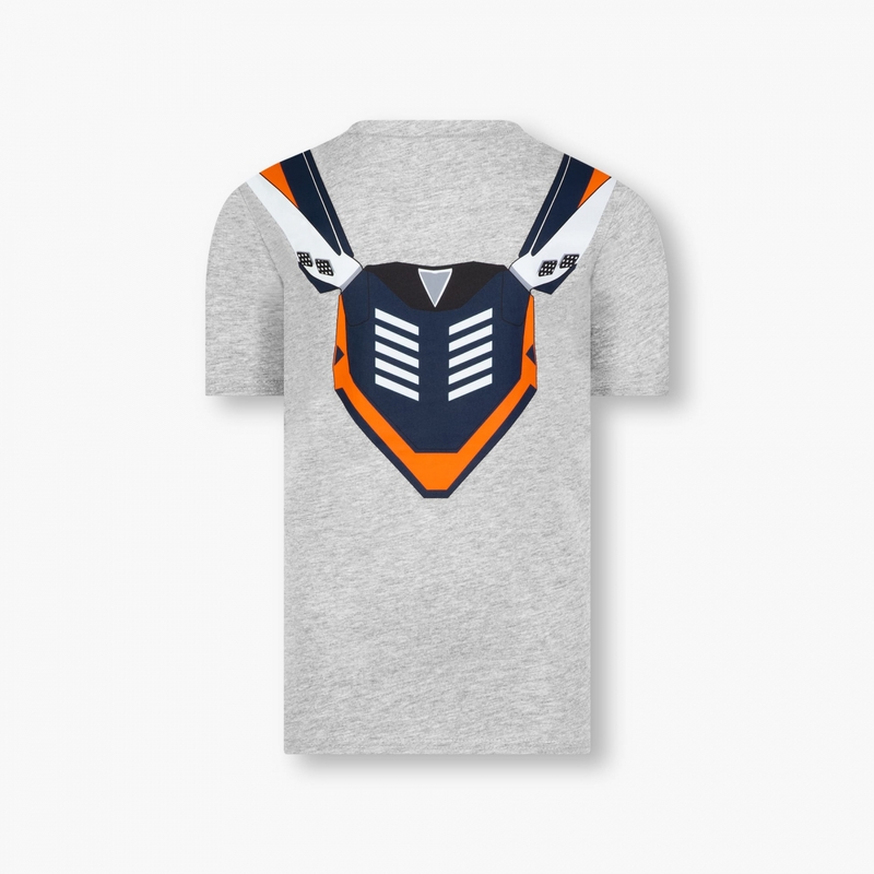 Детска тениска KTM Rock Solid Red Bull сива разпродажба
