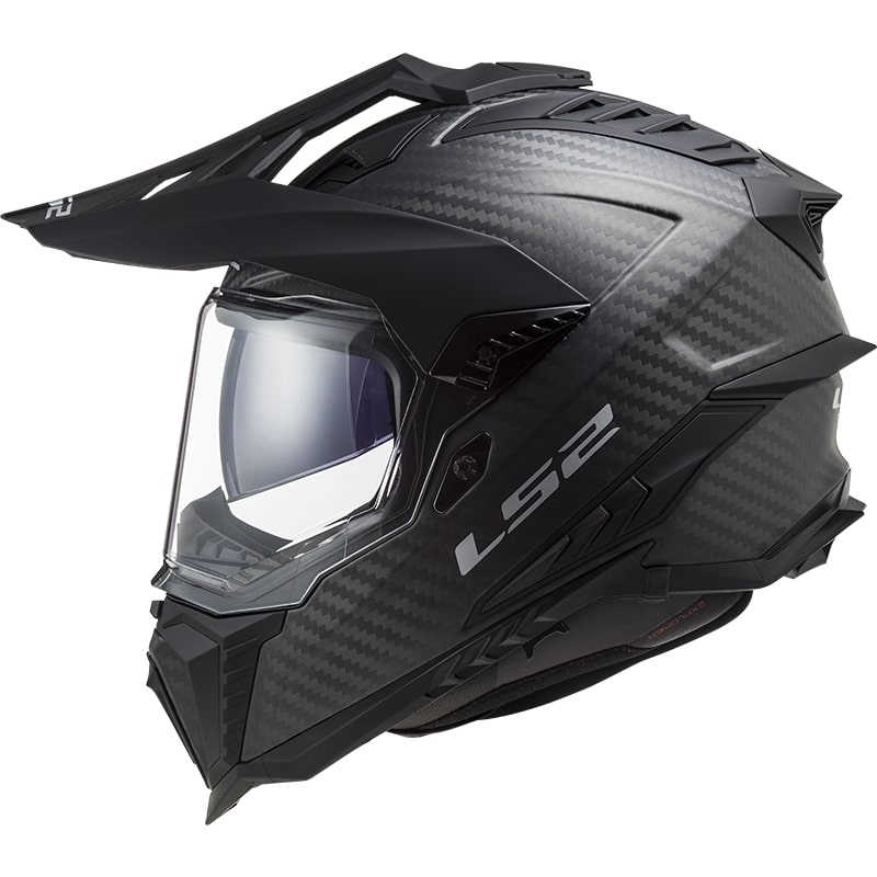 Ендуро каска LS2 MX701 Explorer C Solid Carbon Black Matte
