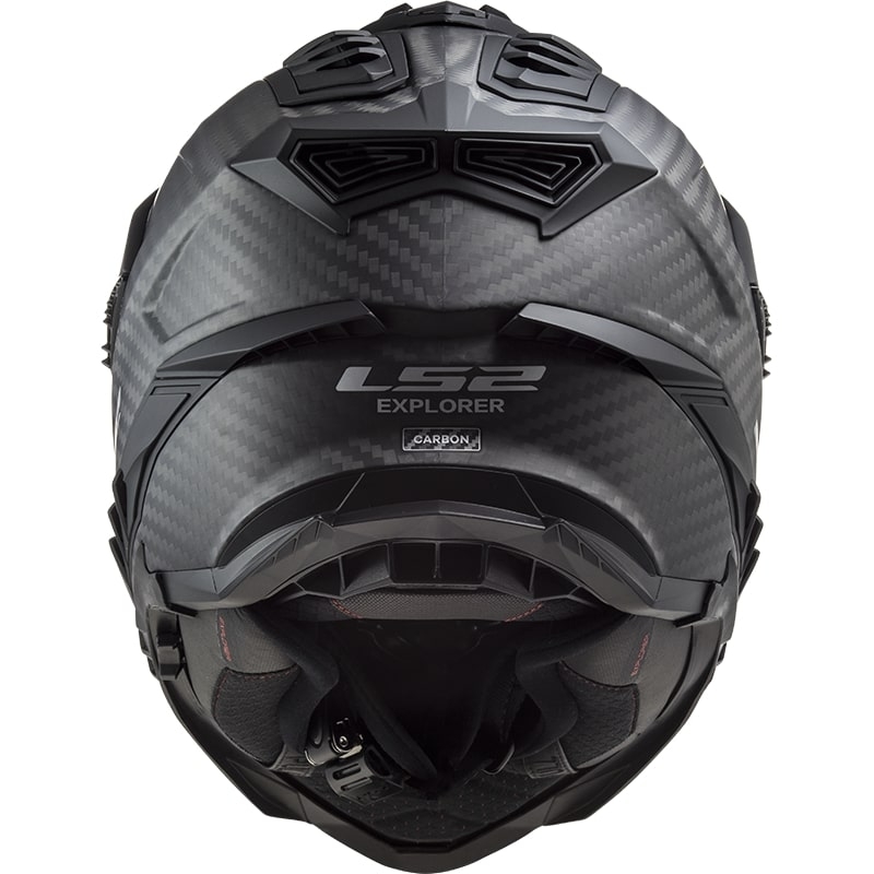 Ендуро каска LS2 MX701 Explorer C Solid Carbon Black Matte