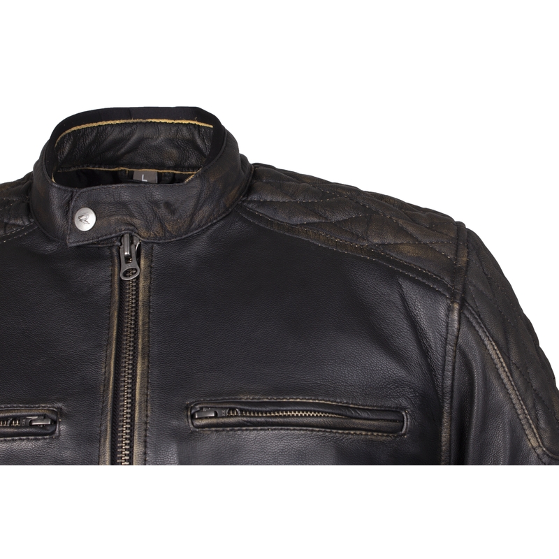 Street Racer Tribe Ретро кафяво яке за мотоциклет