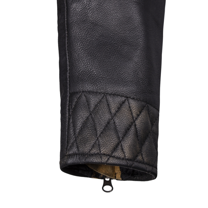 Street Racer Tribe Ретро кафяво яке за мотоциклет