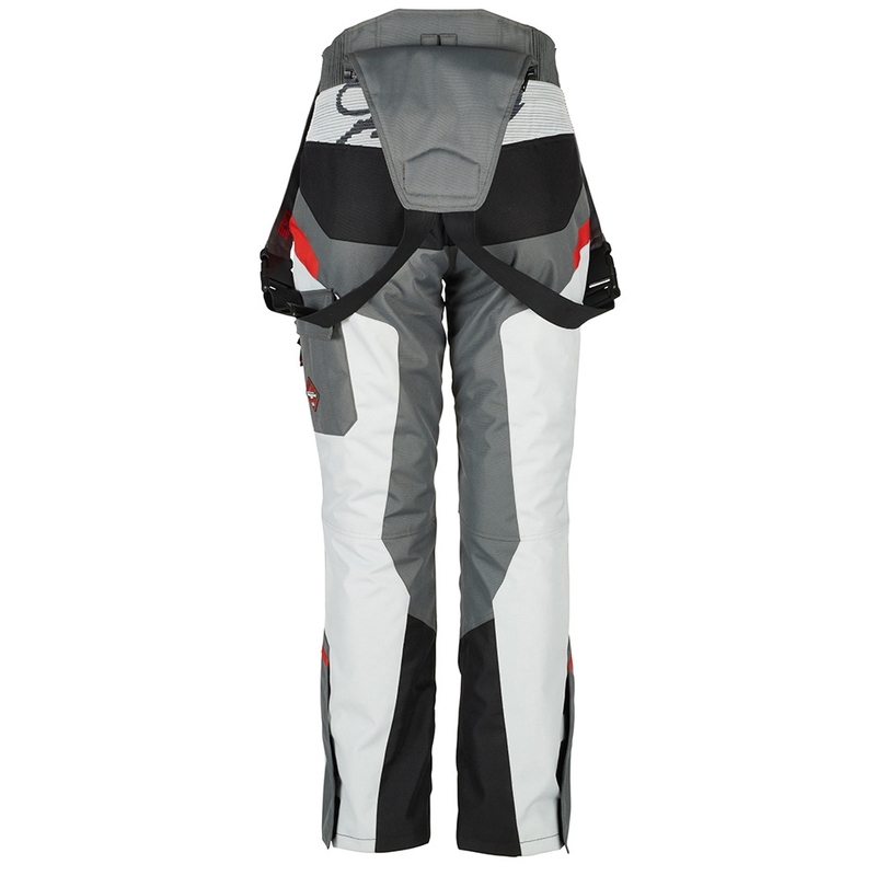 Дамски панталони за мотоциклетизъм Furygan Apalaches Black-Red-White-Grey разпродажба