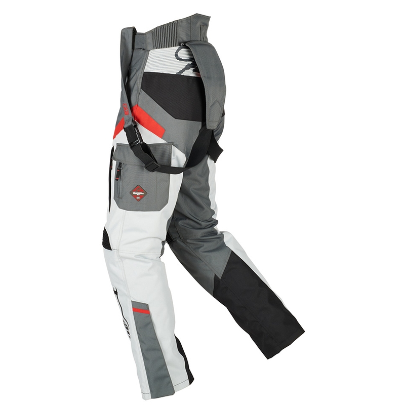 Дамски панталони за мотоциклетизъм Furygan Apalaches Black-Red-White-Grey разпродажба
