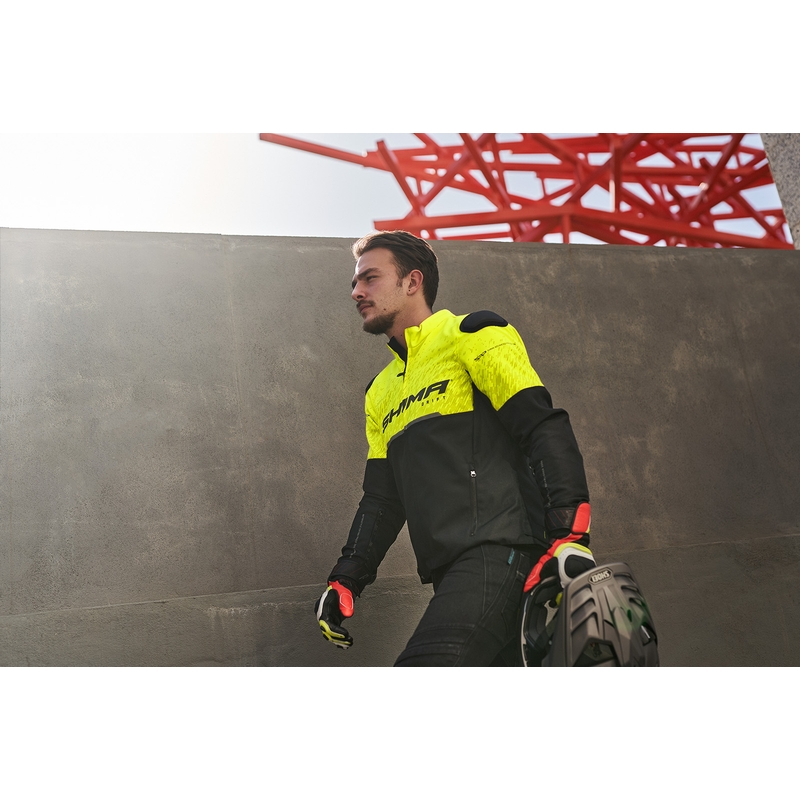 Мотоциклетно яке Shima Drift black-fluo yellow