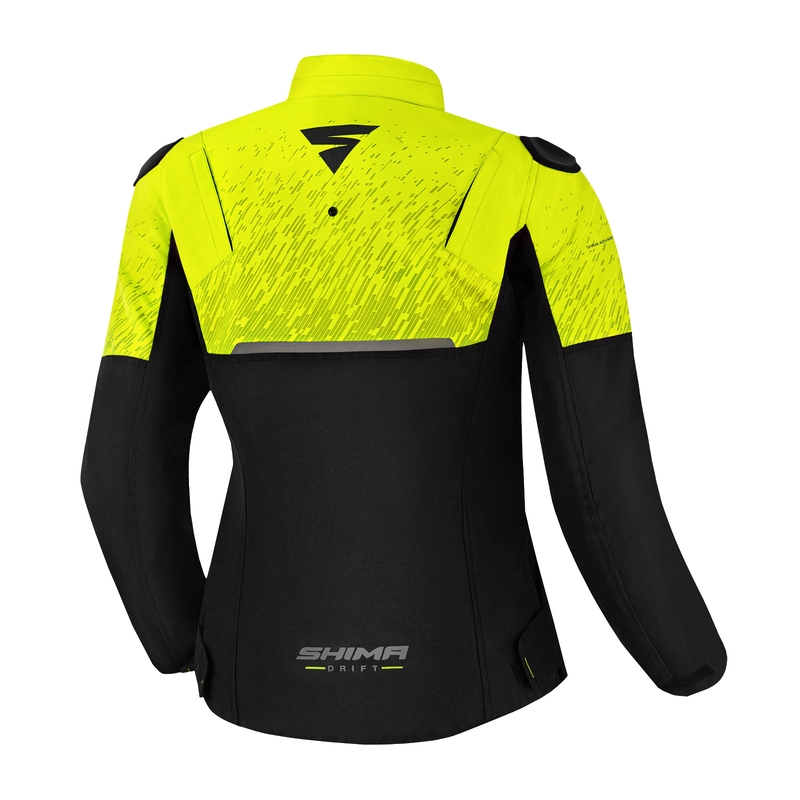 Дамско мотоциклетно яке Shima Drift black-fluo yellow
