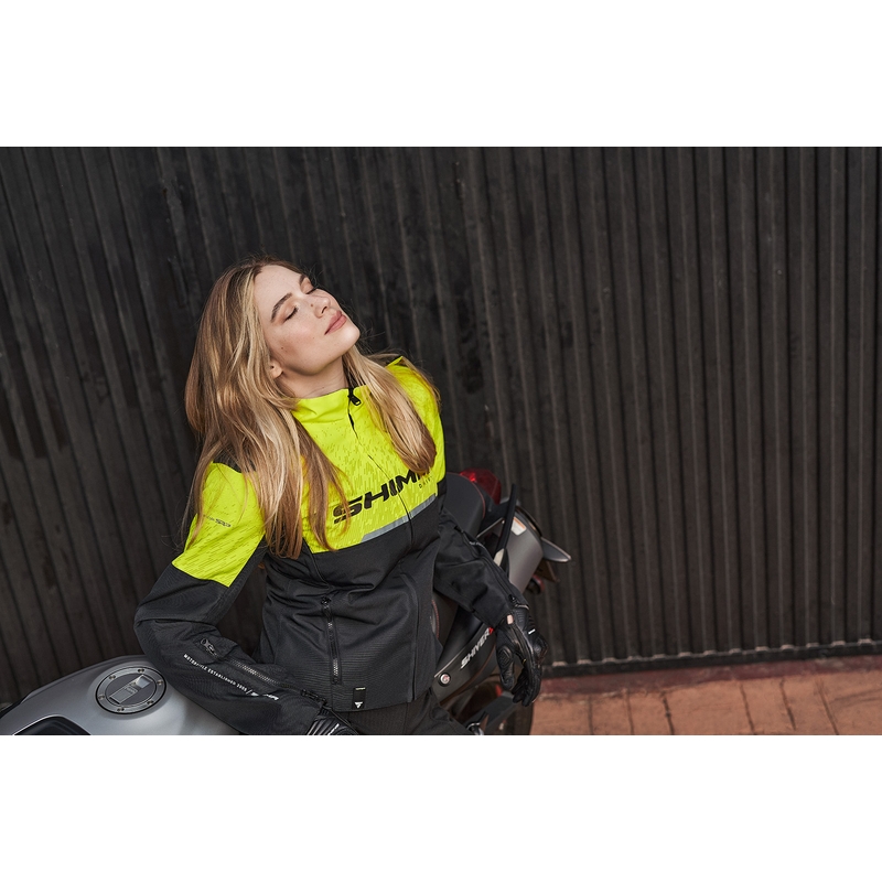 Дамско мотоциклетно яке Shima Drift black-fluo yellow
