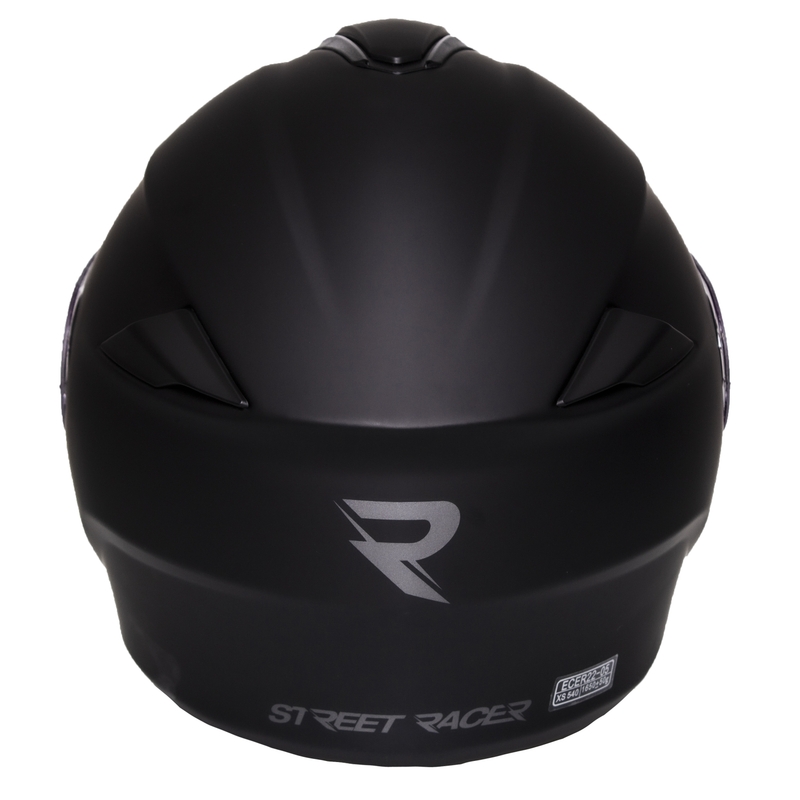 Мотоциклетна каска Street Racer Ranger black matt flip-up