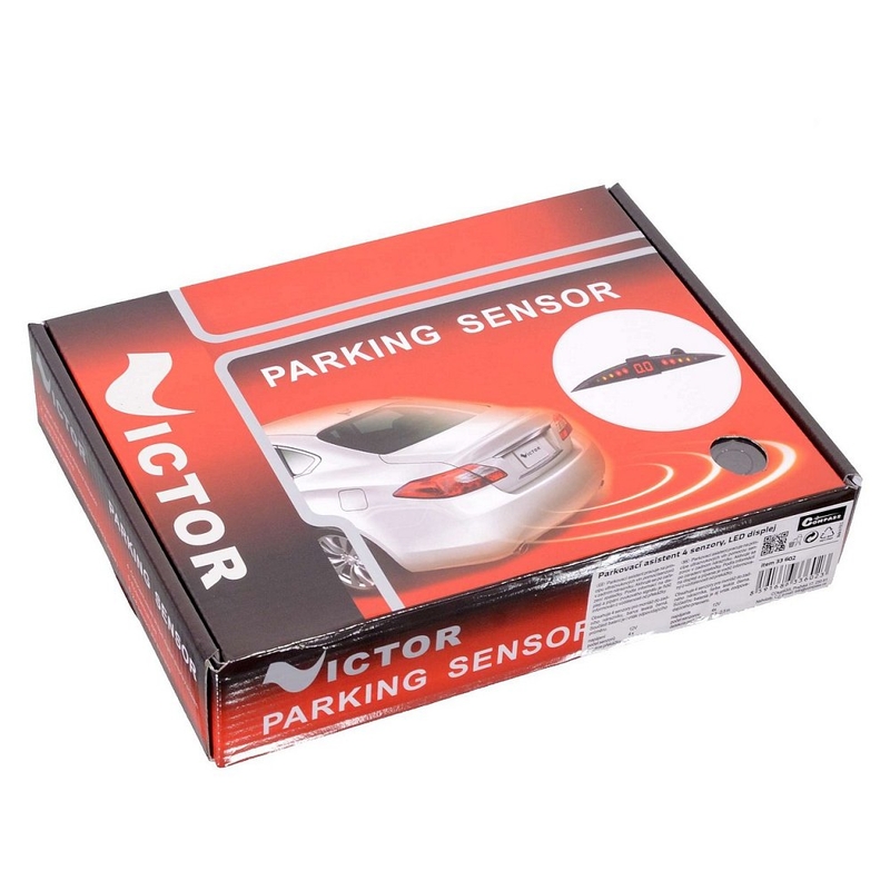 Асистент за паркиране 4 сензора LED дисплей