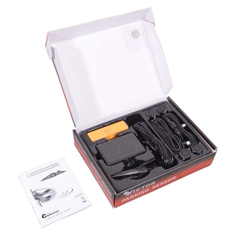 Асистент за паркиране 4 сензора LED дисплей