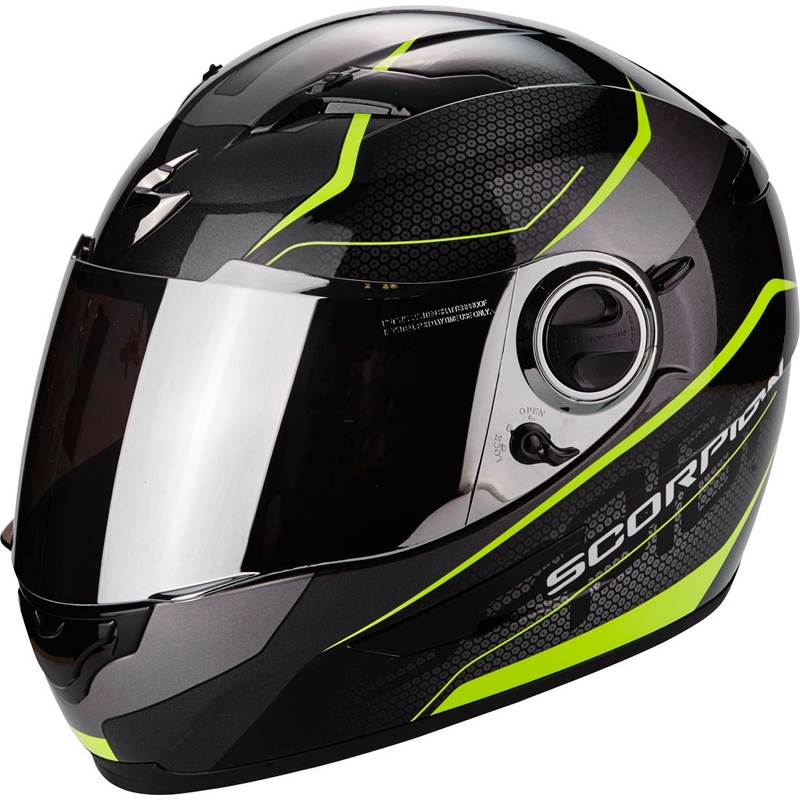Integrální přilba Scorpion EXO-490 Vision černo-fluo žlutá výprodej
