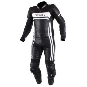 Pánská kombinéza na motorku RSA Virus černo-bílá výprodej