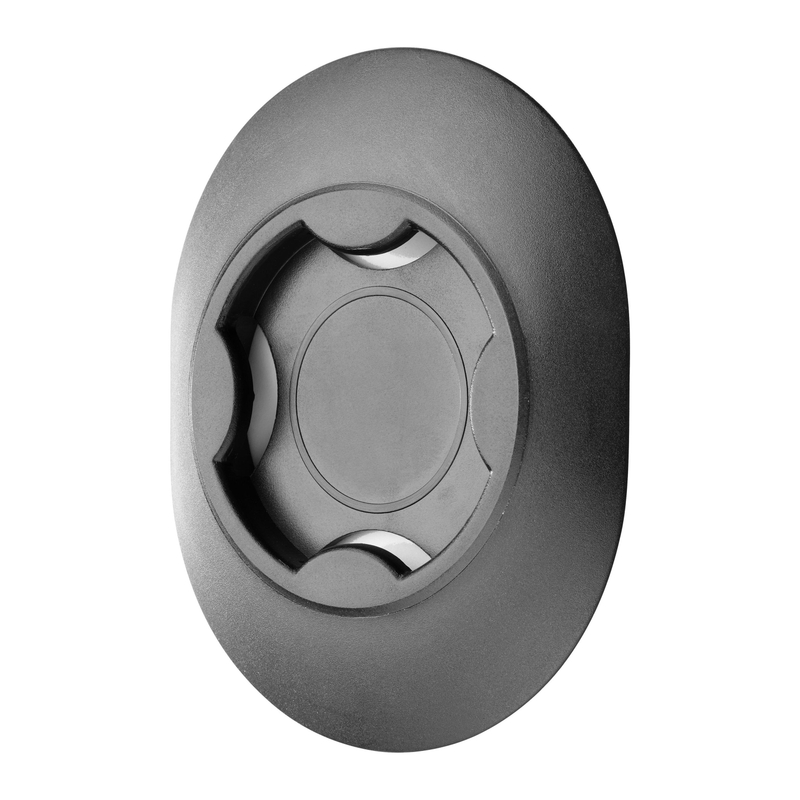 Interphone SMQUIKLOXPAD лепяща основа за QUIKLOX държачи черна