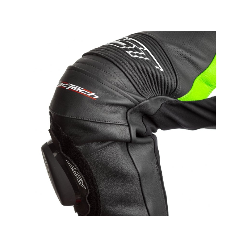 Kalhoty na motorku RST Tractech Evo 4 CE černo-bílo-zelené výprodej