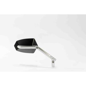 Zpětné zrcátko PUIG GT eloxovaný hliník / černá pravý