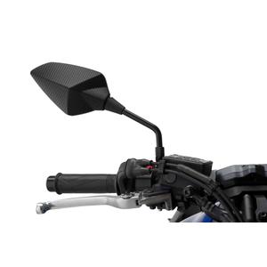 Zpětné zrcátko PUIG RS1 WITH BAR karbonový vzhled levé (včetně kitu adaptéru)