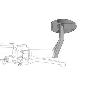 Adaptér na zpětné zrcátko PUIG SUPPORT WITHOUT SIDE MIRROR HI-TECH NINJA 300/ZX6R černý to fairing